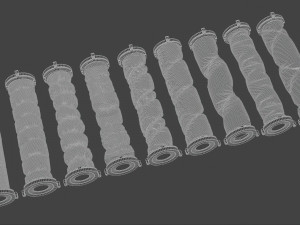 Elements for hoses 3D Модель
