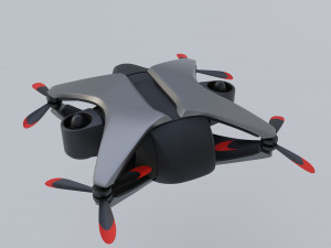 Drone 6x 3D Model