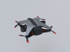 Drone 6x 3D Model