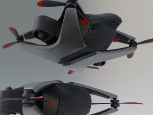 Drone 6x 3D Model