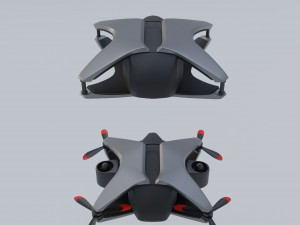 Drone 6x 3D Model