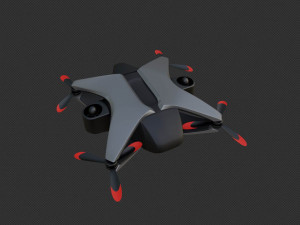 Drone 6x 3D Model