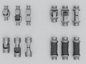 Cardan elements 3D Model