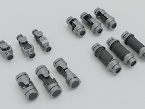 Cardan elements 3D Model