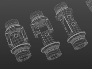 Cardan elements 3D Model