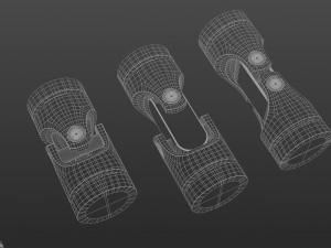 Cardan elements 3D Model