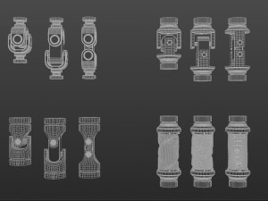 Cardan elements 3D Model