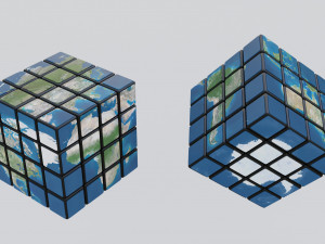 Rubiks cube 3D मॉडल