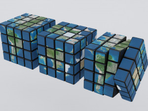 Rubiks cube 3D मॉडल