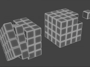 Rubiks cube 3D मॉडल