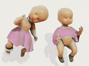 Broken Dolls 3D Model