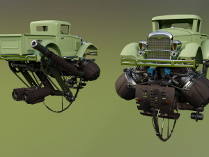 Flying cars 3D मॉडल