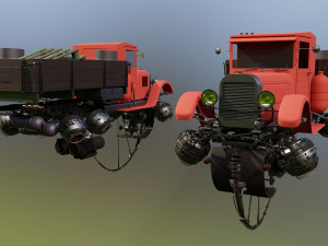 Flying cars 3D मॉडल