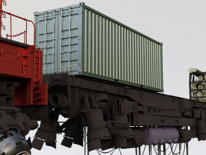 Levitating trains Model 3D