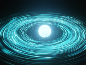 Stars and galaxies Animation 3D Модель