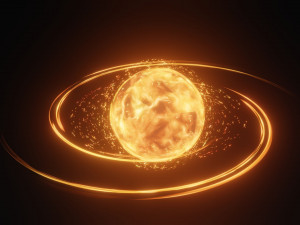 Stars and galaxies Animation 3D Модель