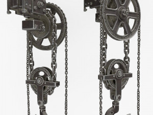 HOOK AND CHAINS 3D मॉडल