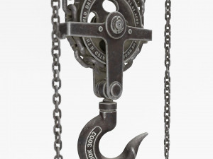 HOOK AND CHAINS 3D मॉडल