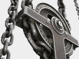 HOOK AND CHAINS 3D मॉडल
