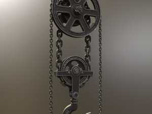 HOOK AND CHAINS 3D मॉडल