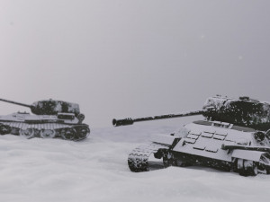 TANKS IN WINTER Modelo 3D
