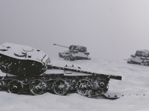 TANKS IN WINTER Modelo 3D