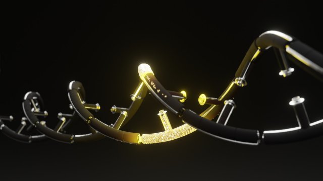 DNA 3D Model .c4d .max .obj .3ds .fbx .lwo .lw .lws