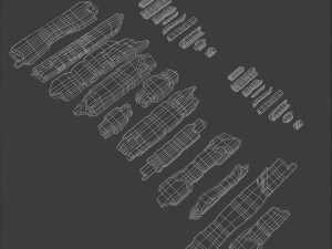 Coals animation 3D Model