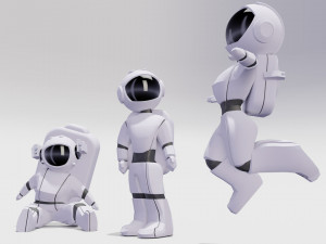 Astronauts Modello 3D