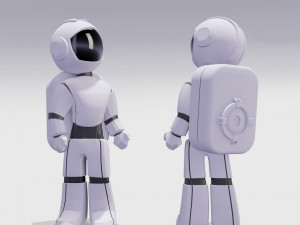Astronauts Modello 3D