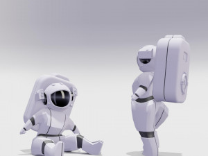 Astronauts Modello 3D