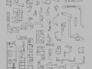 Microchips 3D 모델