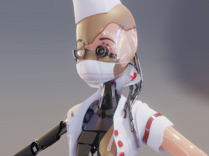 ROBOT Nurse Model 3D