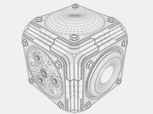 TECHNO BOX ANIMATION 3D Model