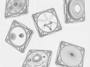TECHNO BOX ANIMATION 3D Model