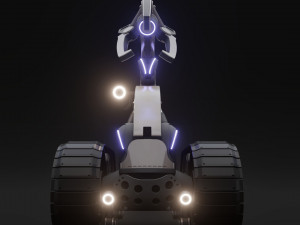 Manipulator on the tracks 3D-Modell