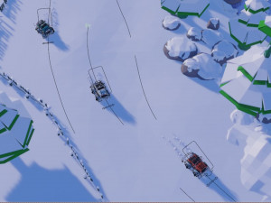 Low Poly Track 3D Model