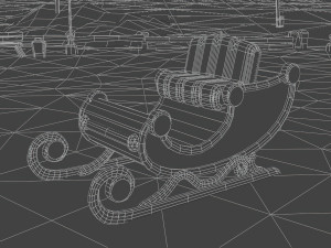 Low Poly Track 3D Model