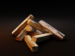 FireWood Model 3D