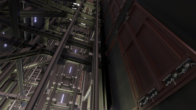 Elevator shaft 3D Модель .c4d .max .obj .3ds .fbx .stl .blend 