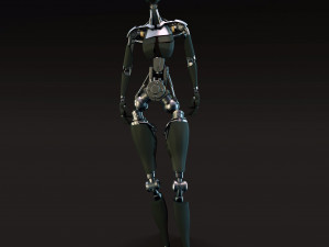 ROBOT Girl 3D Model