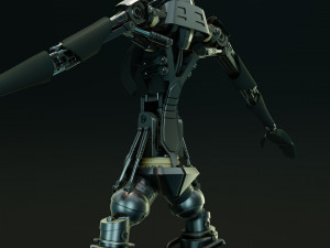 ROBOT Girl 3D Model