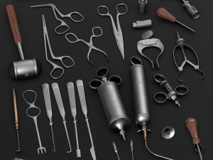 Old medical devices 3D मॉडल