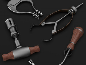 Old medical devices 3D मॉडल