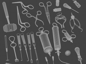 Old medical devices 3D मॉडल