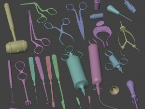 Old medical devices 3D मॉडल