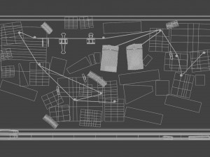 Investigation Board 3D Model