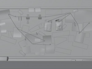 Investigation Board 3D Model