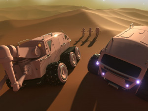 DUNES OF MARS Modèle 3D