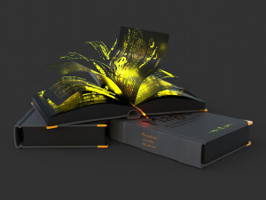 Book magic Model 3D